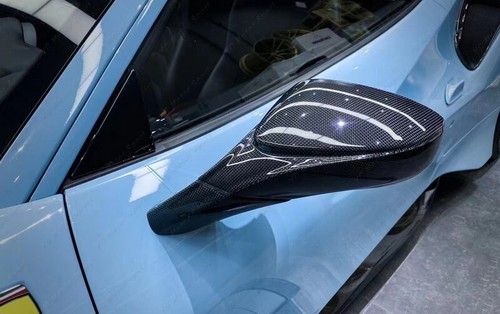 DCF For 15-22 Ferrari F488 GTB & Spider F8 Tributo Side Mirror Frame Replacement - Foto 18 di 24