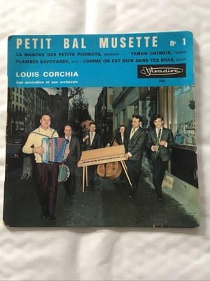 Vinyl, 45 Türme: LOUIS CORCHIA, La Marche des petit pierrots, Chinesischer Tango.
