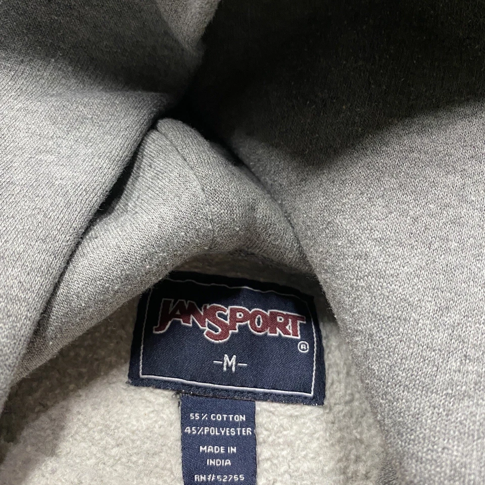 Vintage Cabelas Hoodie Mens Medium Gray Y2K Hunting Fishing Pullover Sweatshirt - Image 4 of 4