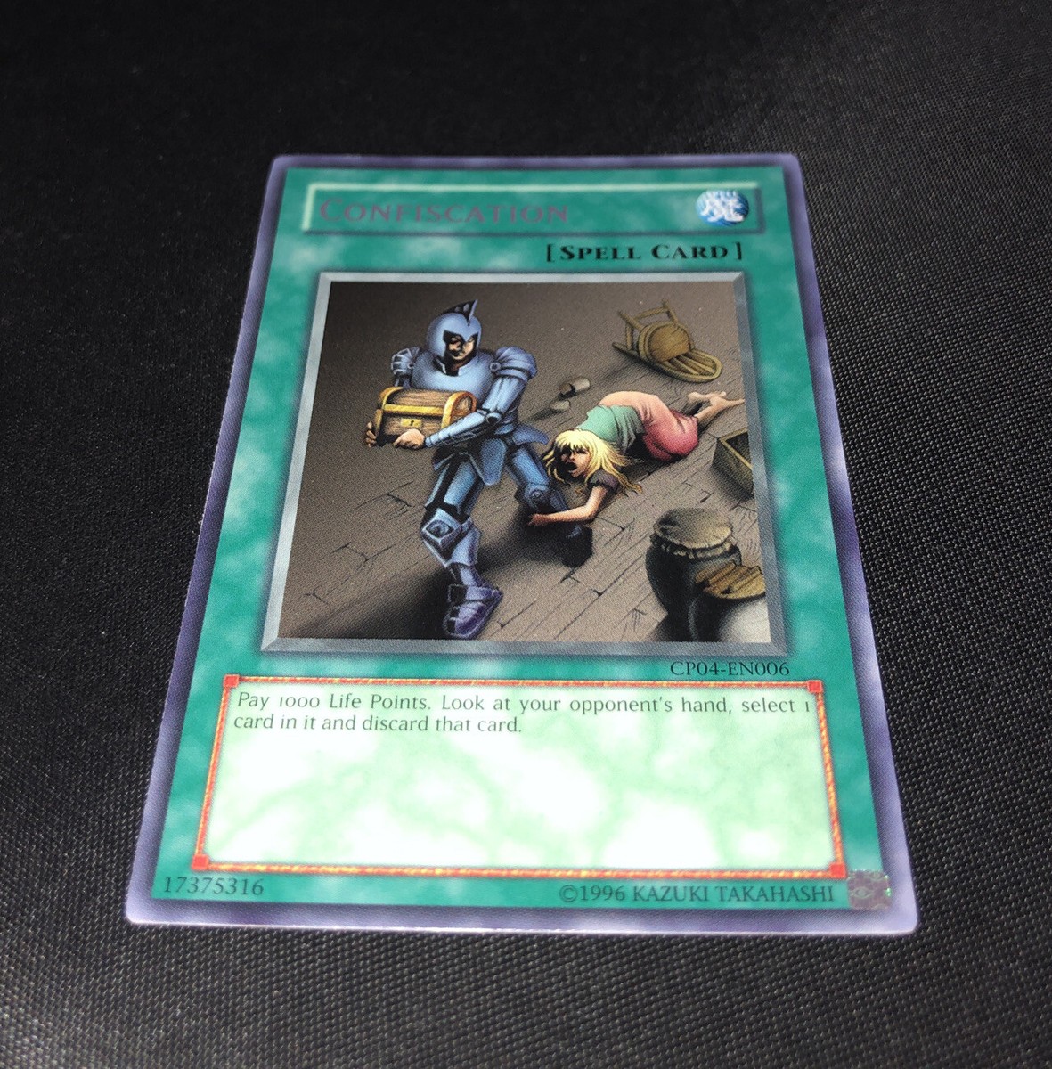 confiscation yugioh card Confiscation - CP04-EN006 - Rare