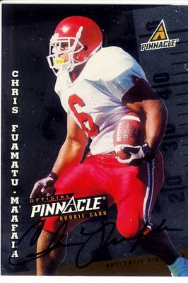 chris fuamatu maafala rookie rc draft auto autograph utah utes college  #/500 98