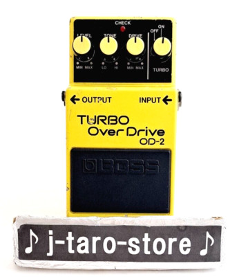 Boss OD-2 TURBO Overdrive Guitar Effects Pedal 1986 MIJ Tested Working ACA #494