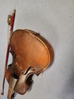 Old,Vintage Violin with hard case and bow-rough — photo 6