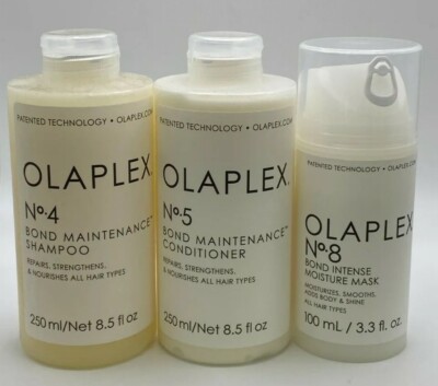 Olaplex Full Set #4, #5, #8 - Shampoo, Conditioner & Mask | eBay