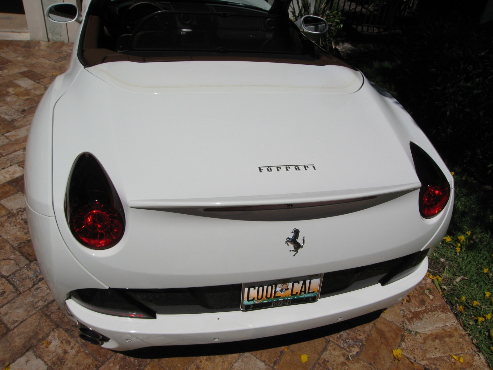 2008-13 Ferrari California Tesoro Flush Mount Trunk Lip Spoiler FRP Made in USA
