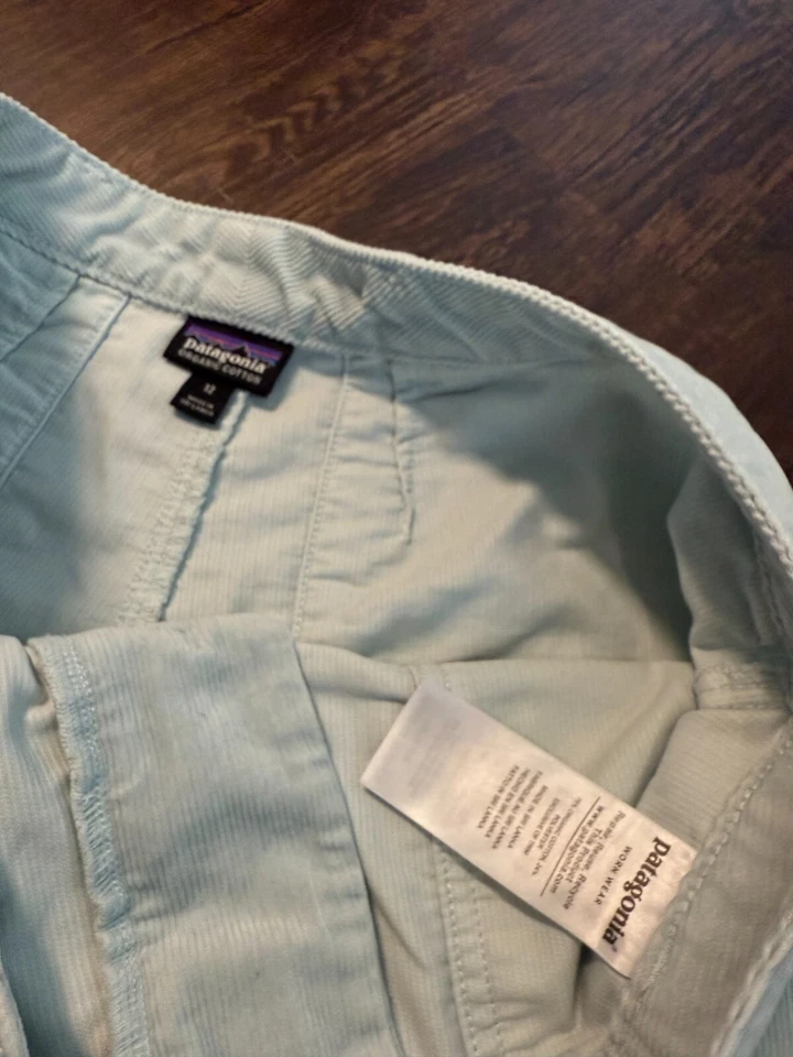 Patagonia Shorts Women sz 12 W34" FLPI Corduroy Gorpcore Grandmacore 58165 - Image 4 of 4