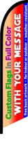 CUSTOM PRINTED QUALITY SWOOPER FEATHER FLAG BANNER SIGN KIT your message