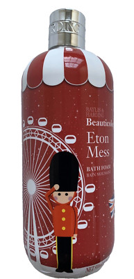 BAYLIS & HARDING BEAUTICOLOGY ETON MESS BATH FOAM, 500ml BOTTLE 16.9 OUNCES
