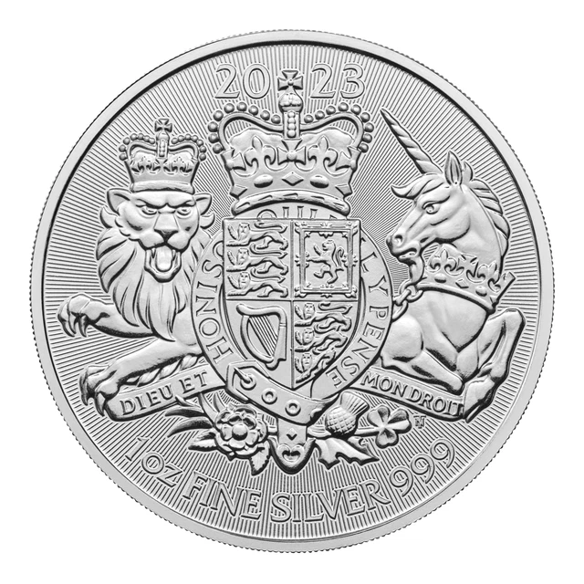 Ebay Live 25.19   2023  Great Britain British Royal Arms 1 oz Silver Coin