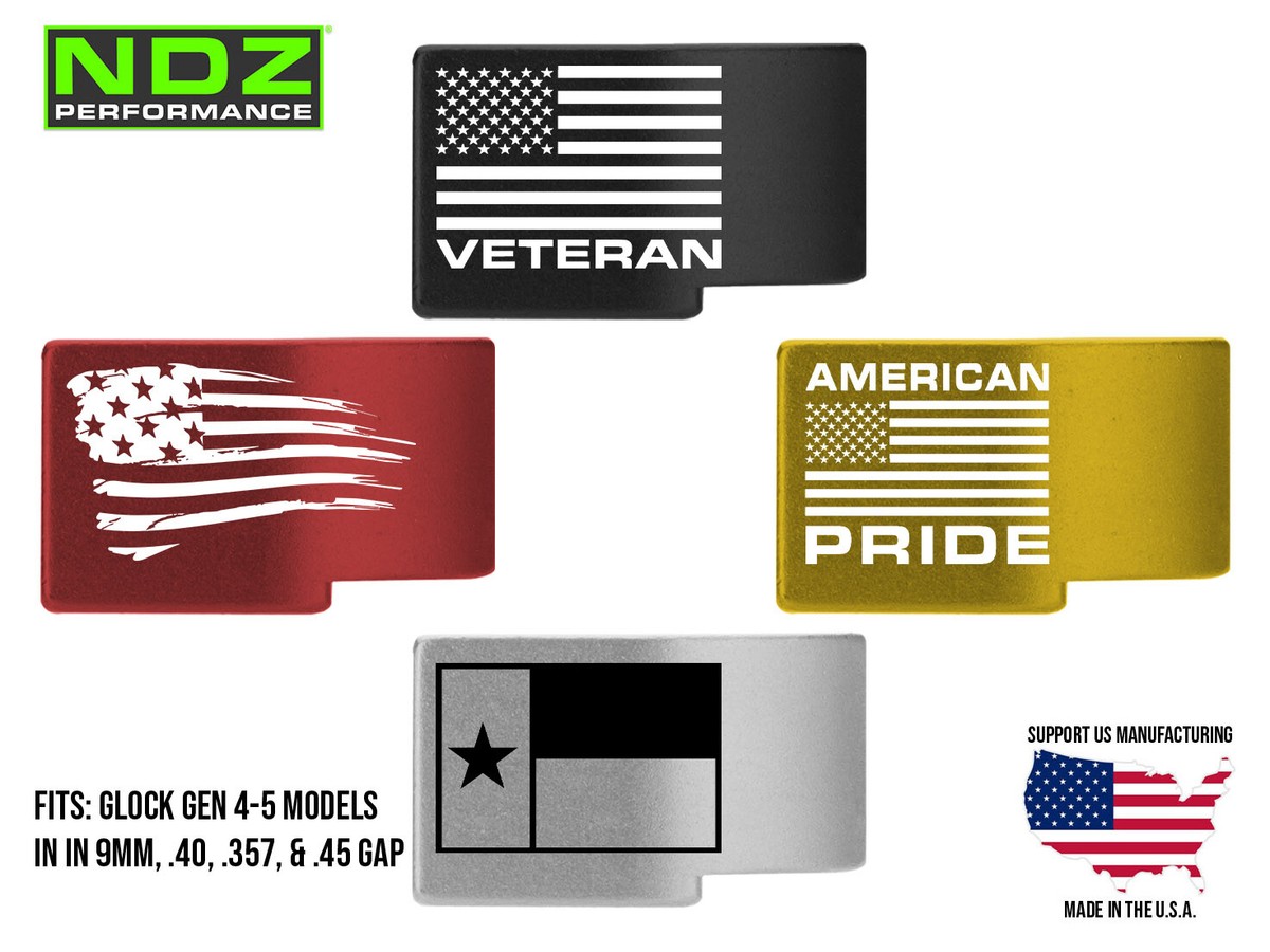 for Glock 17 19 Gen 4-5 Magazine Release Extended Stock Plus