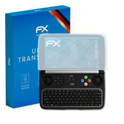 atFoliX 3x Displayschutzfolie für GPD Win 2 Schutzfolie klar Folie
