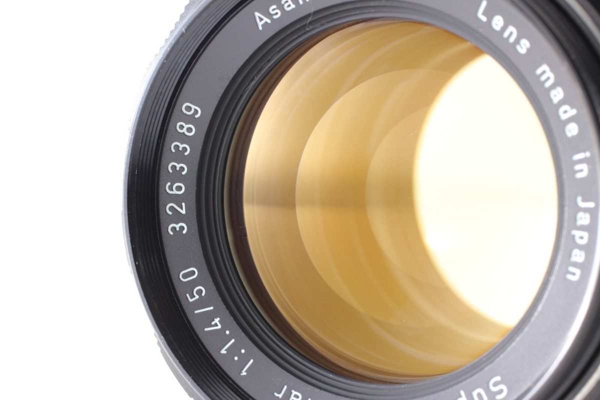 PENTAX SUPER TAKUMAR 50mm F/1.4 w/ Hood M42 Screw Mount MF PENTAX SUPER TAKUMAR 50mm F/1.4 w/ Hood M42 Screw Mount MF