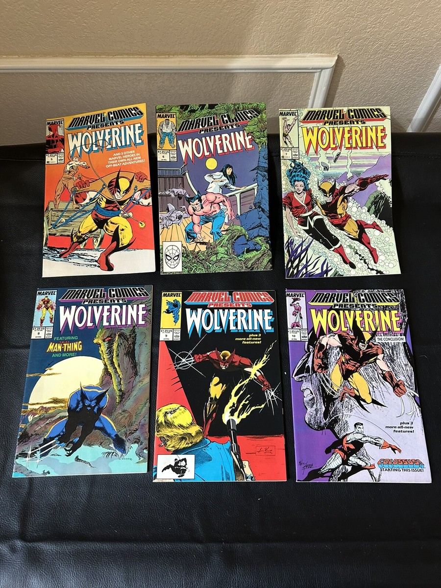 Marvel Comics Presents Wolverine #5,6,7,8,9,10 1988 Six Books | eBay