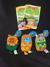 Cats Vs Pickles - Lot Of 3 Sunny Cousteau Leaf - Bean Plush Toys