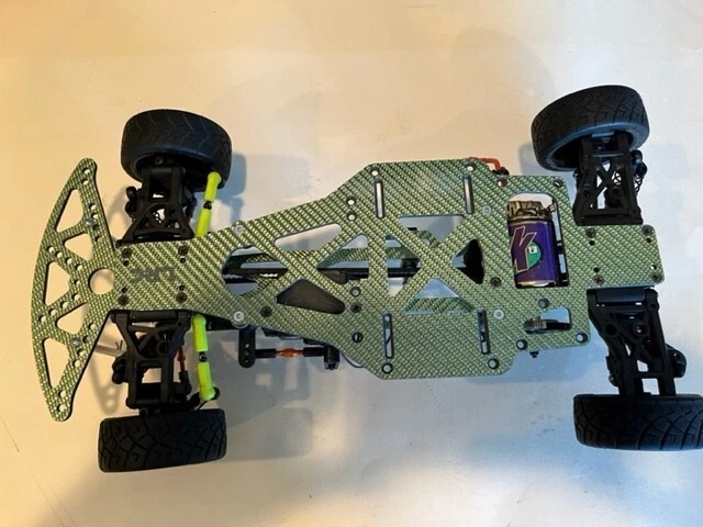 LRC Vintage HPI RS4 Sport 3K Carbon Fiber Wide Chassis Black 3MM