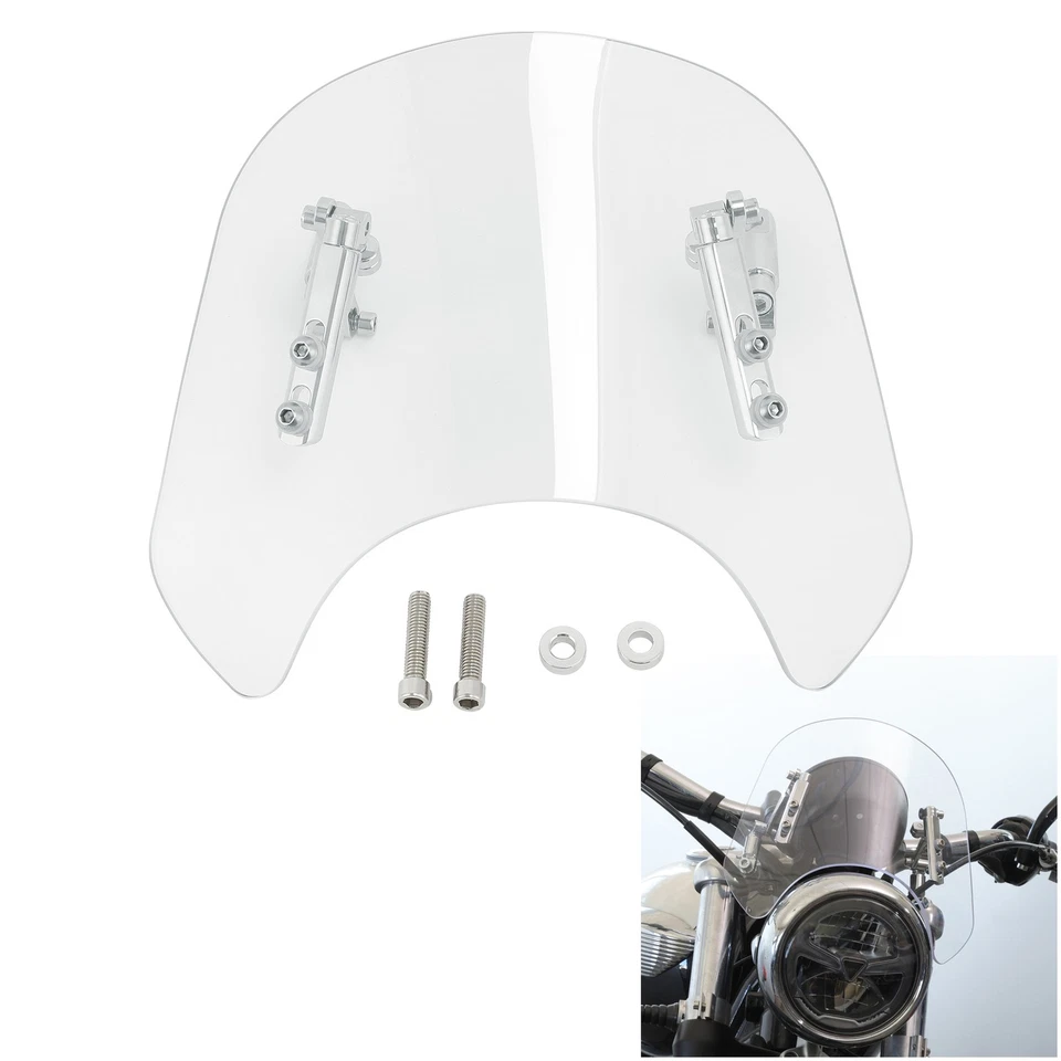 Parabrisas transparente apto para Honda CB1000SF CB750F CB750 CB550 GB400 Foto 4 de 4