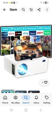 Wielio GC06 Projector - 1080P HD, 9500 Lumens, Wi-Fi/Bluetooth, 30-200  Display