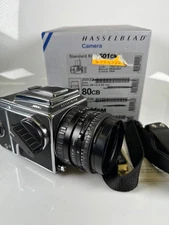 Hasselblad 501CM Film Camera Black CB 80mm f2.8 Lens, acute matte D, a12