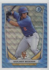 2014 Bowman Prospects Chrome Blue Wave Refractor Wuilmer Becerra #BCP96 0kv2