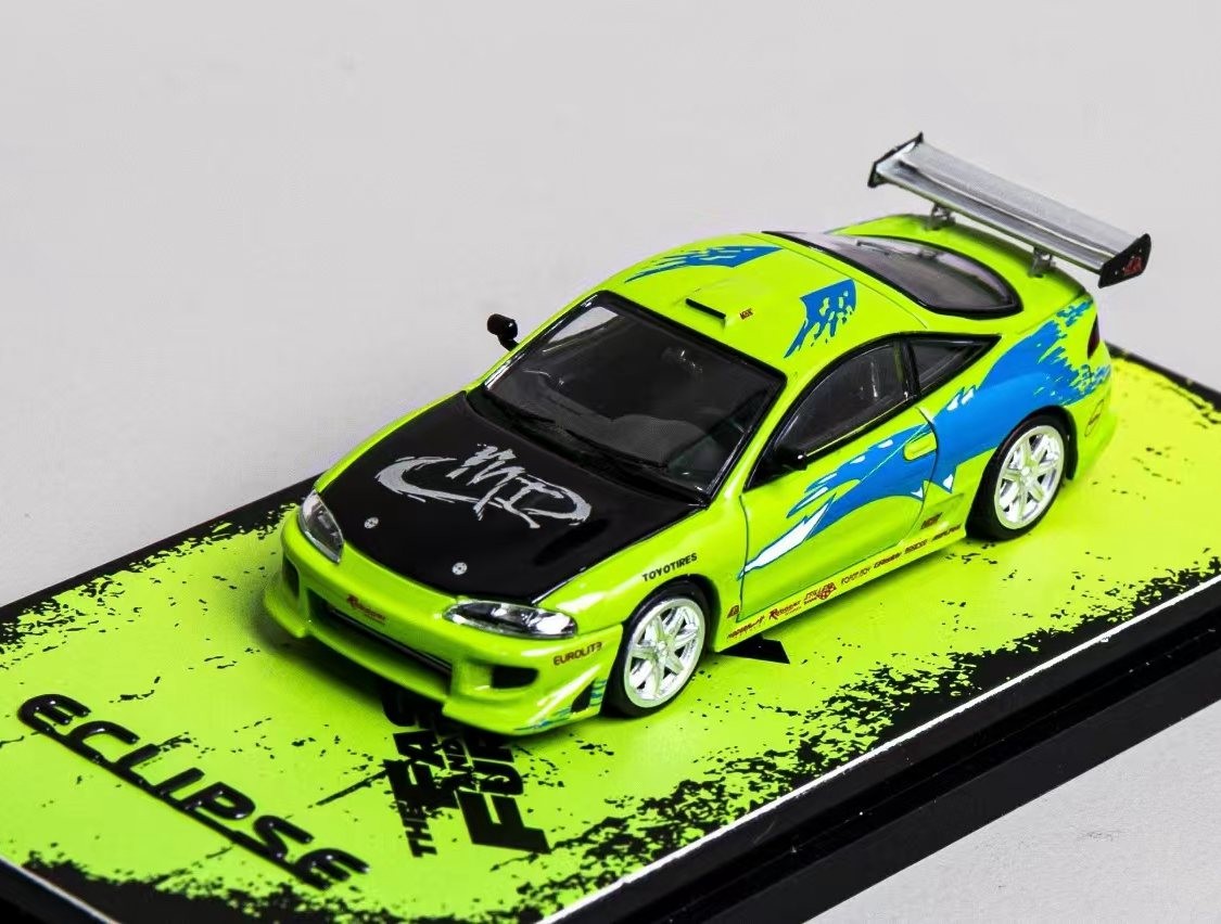 Transcend model 1:64 Mitsubishi Eclipse Fast and Furious Diecast