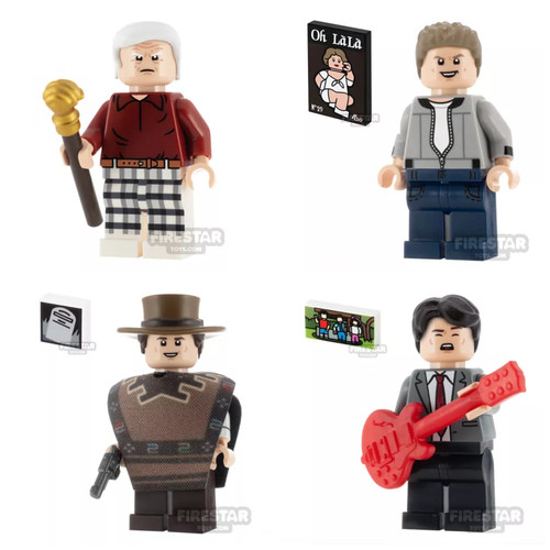 Firestar Time Travellers Collection of Custom Printed minifigures -Choose model!