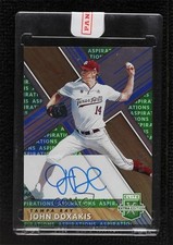 2019 Panini Elite Extra Edition Aspirations Tie-Dye 3/10 John Doxakis Auto 7i6