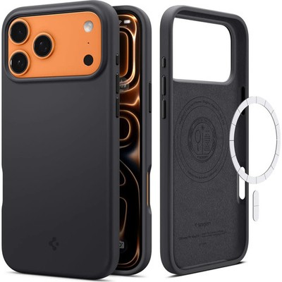 Handyhülle für iPhone 17 Pro Spigen Case Cover Schutzhülle Etui Hülle Schwarz