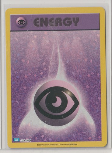 2023 Pokémon  TCG Classic: Blastoise Deck PSYCHIC ENERGY 34/34 MINT HOLO #4