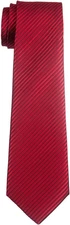 Woven Boy's Tie with Stripe Textured - 8-10 years