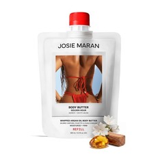 Josie Maran Golden Hour Whipped Argan Oil Body Butter, Refill, 13.5 fl oz