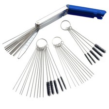 Gas Welding Tip Cleaner Needle File Set Jet Cleaner Nozzle 13in1 Stainless Steel