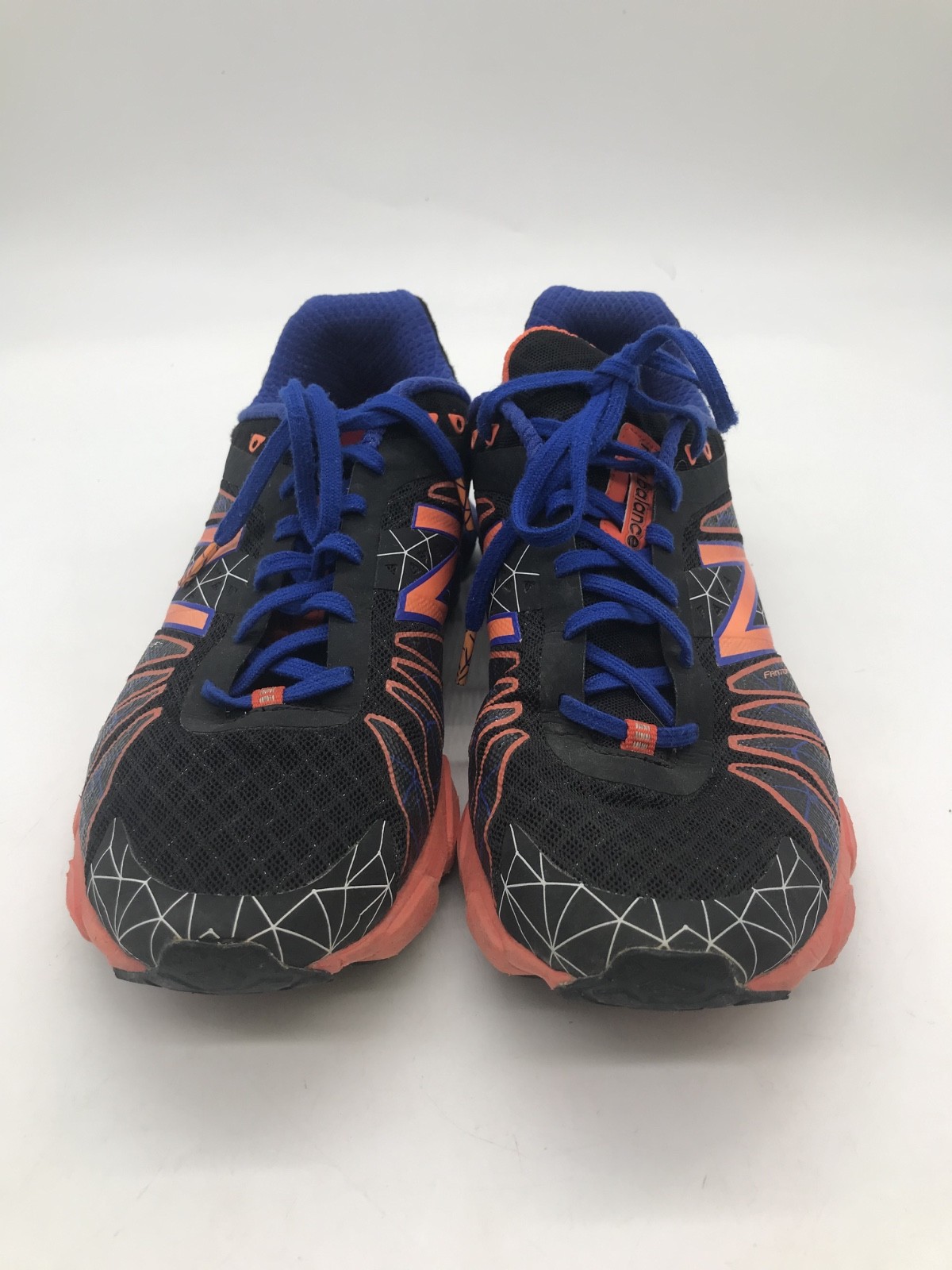 new balance mens 11.5D baddeley black blue revlite fantom fit lace up