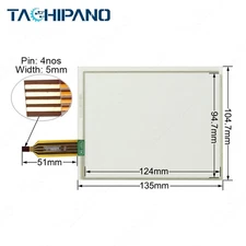 1PC  for TP170 TP170B TOUCH Panel Glass Digitized Touch Screen