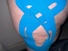 Precut Kinesiology Tape for Knees - 16 Pcs Athletic Support, 4 Color Pack