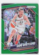 2025 Panini Prizm WNBA #108 Sami Whitcomb Green Prizms