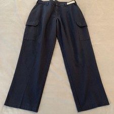 Cintas Cargo Pants Mens 31x28 Navy ComfortFLEX Workwear Straight Leg Uniform