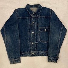 Levi's 40s Vtg Denim Jacket 506XX 1 Pocket 47 Model Cinch Buckle with Pin Men's