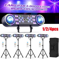 4pcs LED Party Bar Light DJ Light with Stand Magic Ball Stage Effect Disco Light