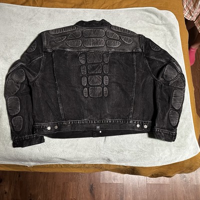 Yeezy Gap Balenciaga Padded Denim Jacket XXL Grey Wash | eBay