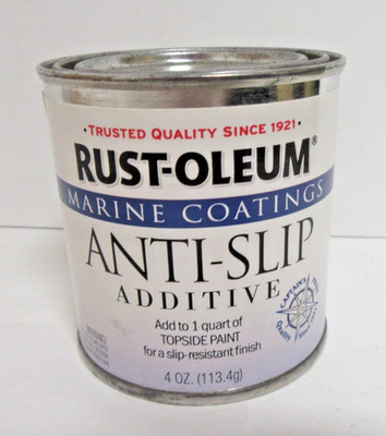Rust-Oleum 207009 Marine Coatings Anti-Slip Additive, Clear, Half Pint 4OZ