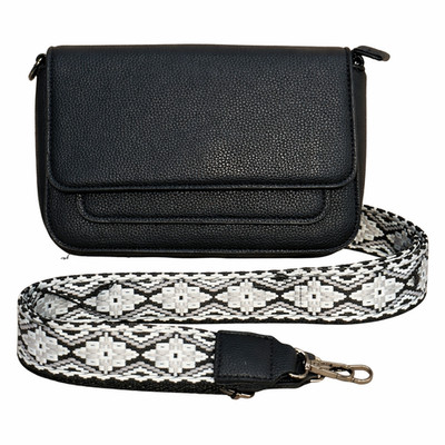kleine Damentasche City Schultertasche mit Klappe Handtasche