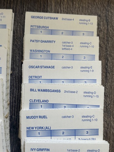 The Complete Set of 1920 Strat-O-Matic Baseball Cards  - 第 4/11 張圖片