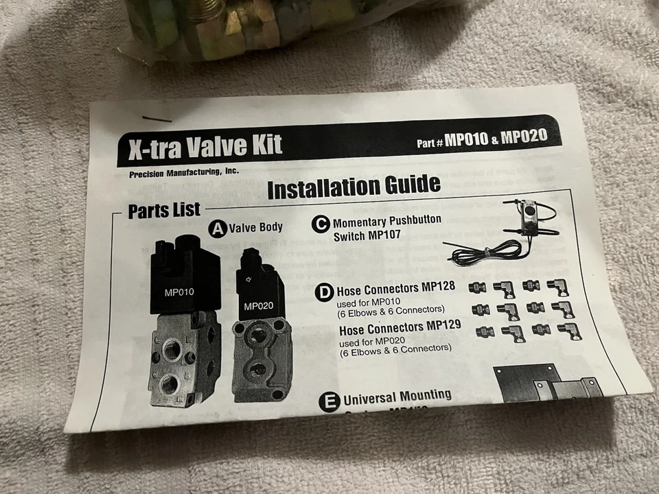 KIT DE VÁLVULAS DE TERCERA FUNCIÓN MP010 - SE ADAPTA A LA MAYORÍA DE LOS TRACTORES - ¡NUEVO!   ¡ENVÍO GRATUITO! Foto 2 de 4