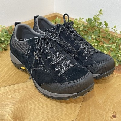 Dansko Waterproof Suede Hiking Walking Shoes Womens EU 38 US 7.5 8 Vibram Black