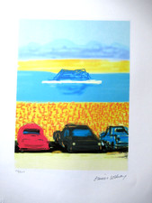 DAVID HOCKNEY LITHOGRAPHIE 50x35cm, LIMITIERT, SIGNIERT, NUMMERIERT + ZERTIFIKAT