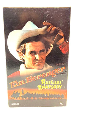 Rustlers' Rhapsody Beta Tape w/ Sleeve Betamax Tom Berenger