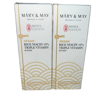 2x Mary&May Rice Niacin 10% Serum 80ml Seoul Ed. Exp 10/27 NWT