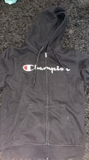 Champion Herren Kapuzenpullover M schwarz Bau...