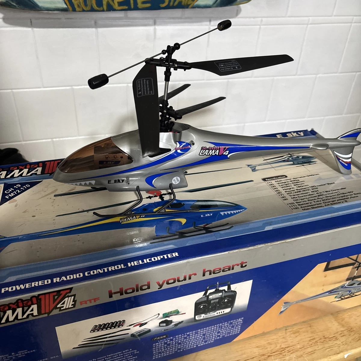 Aleta De Cola Vertical Para Helicóptero De Radiocontrol Esky Bee V2 - Recambio ESKY002371