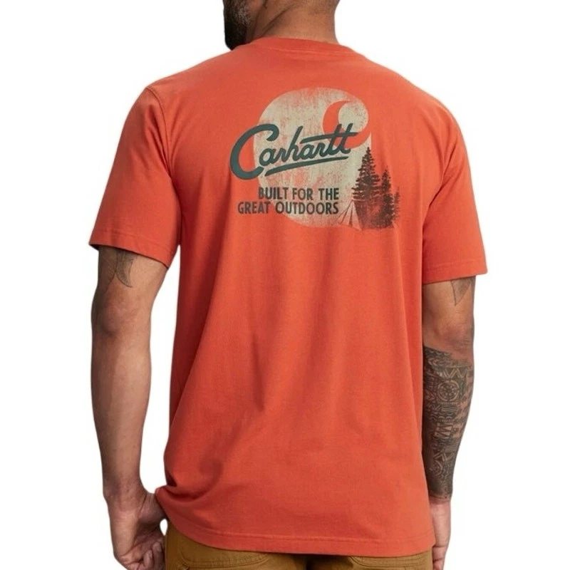 Carhartt Men's Camp Graphic Short Sleeve T-Shirt Size Small NWT